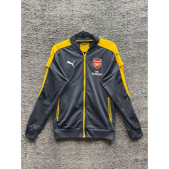 Puma 2016-17 Arsenal Training Football Track Jacket Black‎ Mens Size S